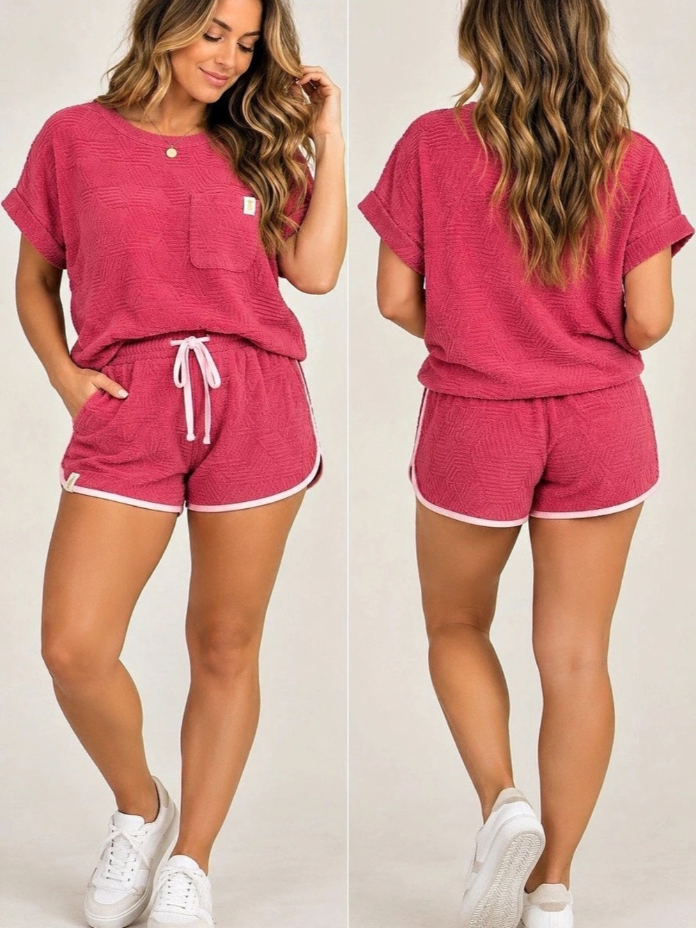 Simply Southern Terry Cloth Lounge Set Size Small